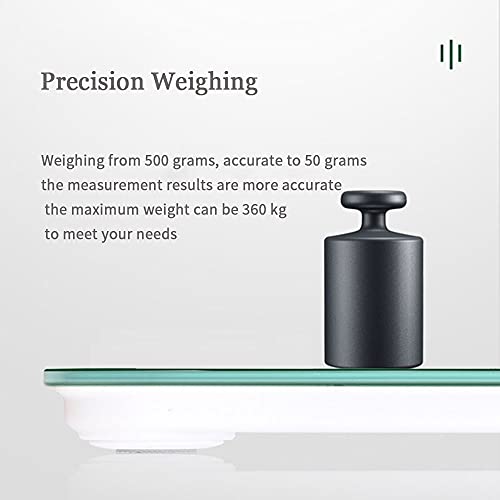 OUYAD Huishoudelijke weegschaal, Bluetooth Smart Body Fat Schaal, USB Opladen Smart Sensor Schakelaar, LED Display Non… - Afbeelding 5