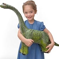 Gzsbaby Large Soft Brachiosaurus Dinosaur Toys, 82cm Jumbo Realistic Looking Dinosaur Toys for Kids 3-5, Toddler (Green)