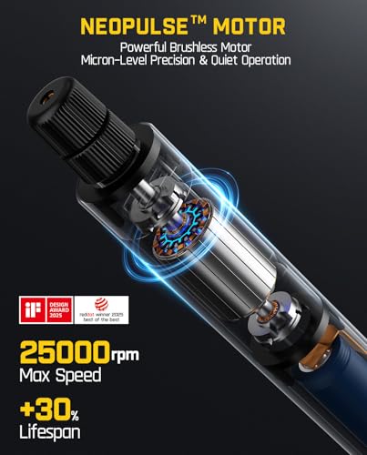 Fanttik F2 Master Mini Cordless Rotary Tool Kit 4V & Fanttik A10 Pro 2-in-1 Digital Laser Tape Measure with HD IPS Color Display