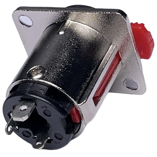 CESS conector 1/4" TS y TRS para panel, 4 unidades miniatura 5