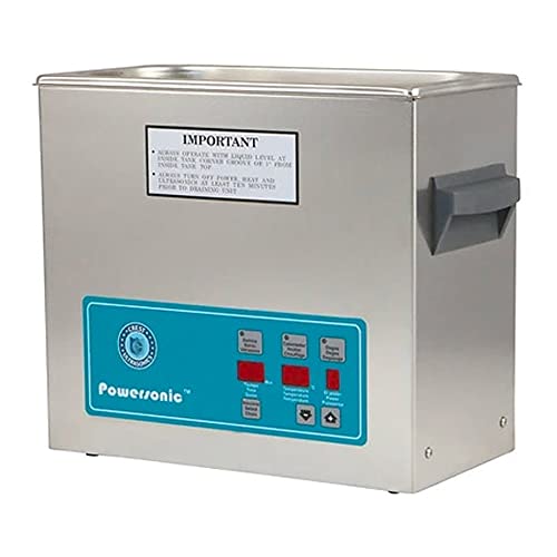 Crest Ultrasonics 0500PD045-2 Model P500 Table Top Cleaner with Power Control, Digital Timer/Heat, 1.5 Gallon Volume, 45 kHz/230V