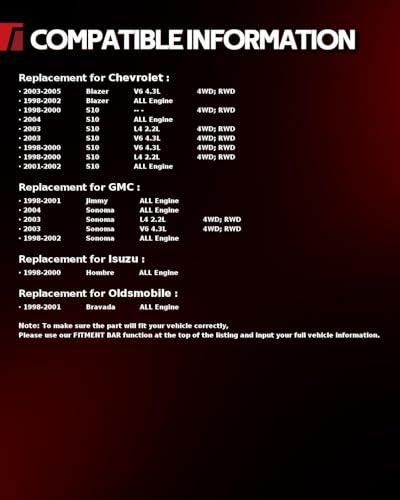 Image of Torchbeam Rear Brake Calipers Set for Chevrolet 1998-2002 Blazer, Chevrolet 1998-2000 2003 S10 4.3L, Chevrolet 1998-2000 2003 S10 2.2L, Rear Left and Rear Right Calipers Replace # 18B4712+18B4713