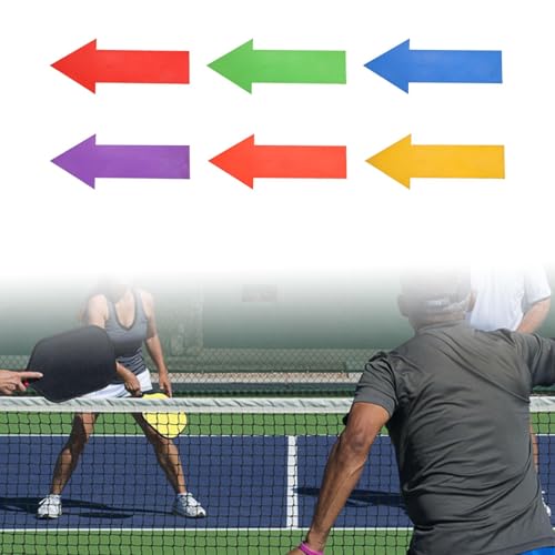 Marqueurs de lignes fléchées de pickleball terrain multifonctions
