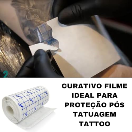 Curativo Filme Impermeavel Resistente A Água Pós Cirurgico Protege E Fixa Curativos Transparente Em