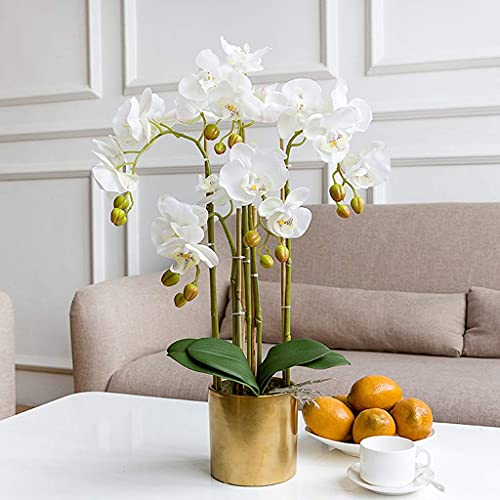 Faux bonsaï d'orchidées pour décoration de centre de table de mariage