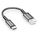 deleyCON 0,15m USB-A auf USB-C Kabel Kurz Ladekabel Datenkabel für iPhone 17 15 16 Pro Max Air Galaxy A16 A56 S26 S25 S24 S23 Pixel iPad Pro Air Tablet AirPods Notebook Switch PS5