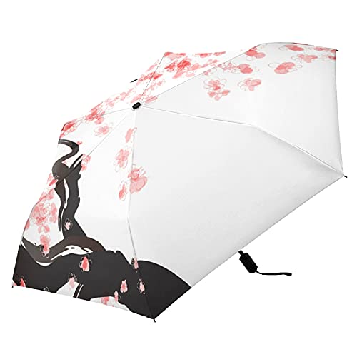 Parapluie anti-UV et résistant à la pluie structure renforcée portable