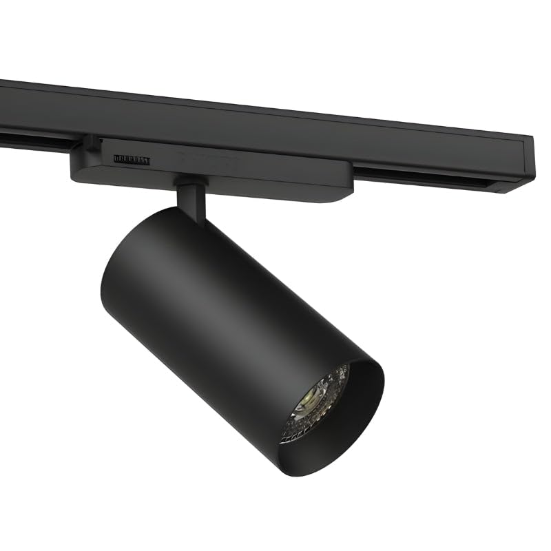 Foco LED sobre riel COB trifásico de 10 W 36 °, color negro Philips – 5 años, color blanco neutro 4000 K, 5500 K, SILAMP