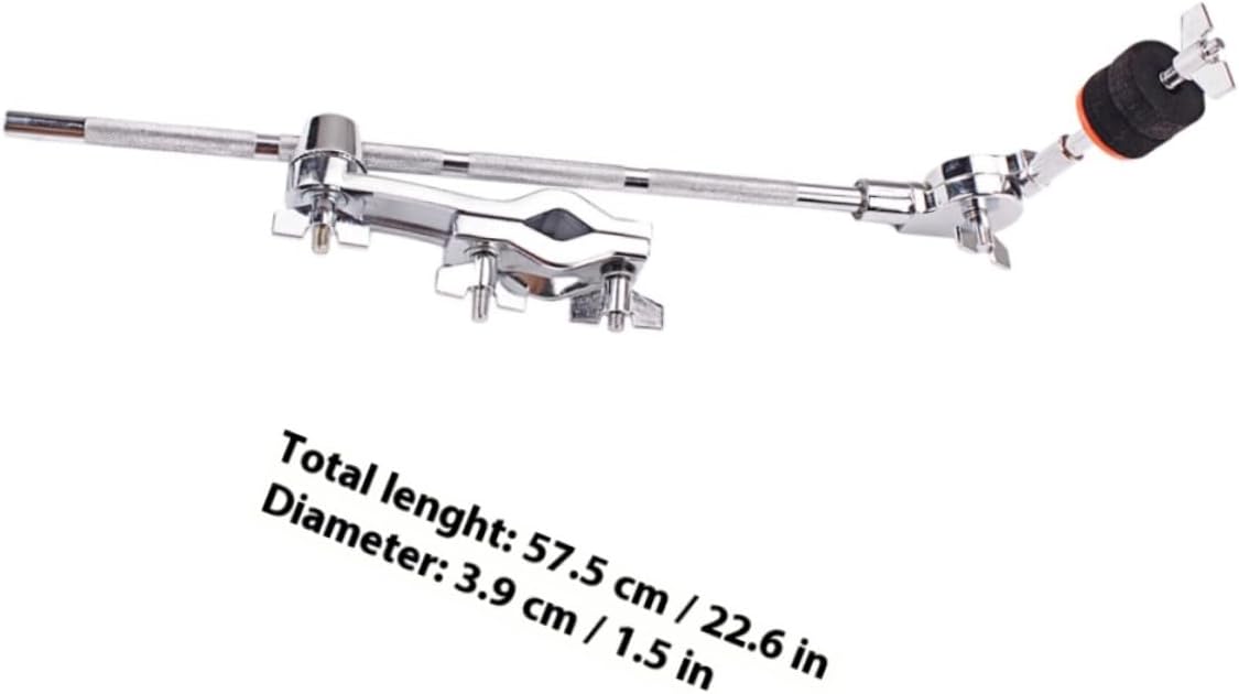 Alasum Adjustable Drum Cymbal Boom Arm with Clamp Drum Accessory Extension Arm Cymbal Extension Clamp Holder for Percussion Hardware