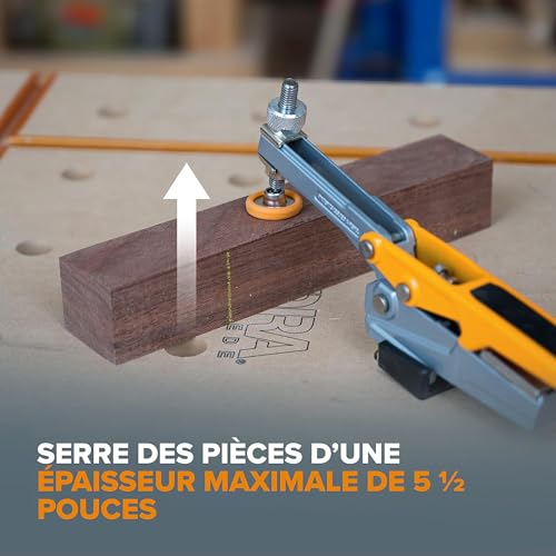 Pince Horizontale Auto-Réglable BORA pour bloquer vos pièces sans effort - 6