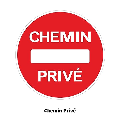 Autocollant Panneau de Sécurité Résistant Eau et UV 24cm