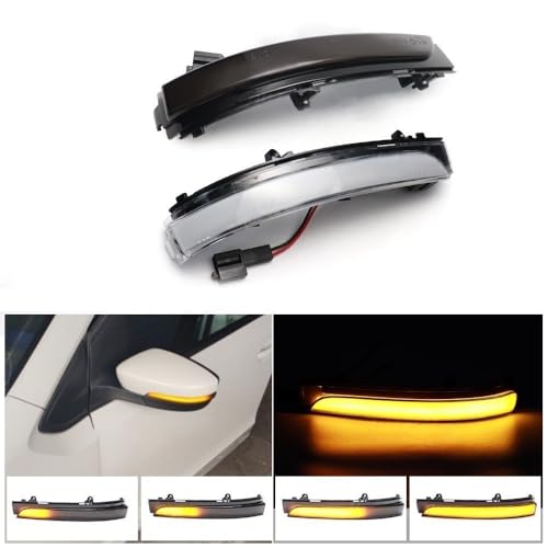 Luz señal giro lateral dinámica intermitente espejo Jetta 2011-2018 Beetle 2