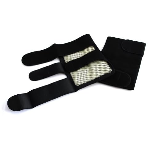 Power Ionics Far Infrared Ray Heat Health Pain Relief Knee Brace Support Strap/236-HL011-Gi Cover