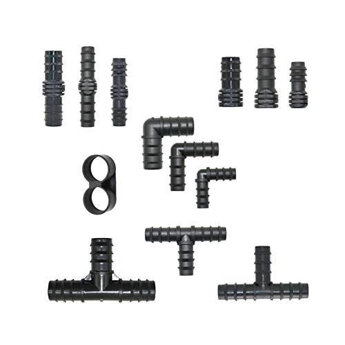 Tuyau de jardin rapide Connect 16mm coude et té PE