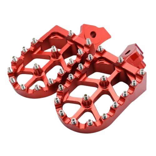 Pédales pour Moto KLR650 Repose-Pieds CNC Robustes pour les Voyages Extrêmes et le Trail