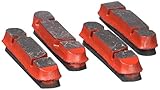 Para bicicleta de carretera Campagnolo CP317 Patines de Freno, Unisex Adulto, Rojo, Talla Única