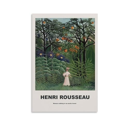 WYYRAB Henri RousseauWall Decoration Waterproof Canvas Poster High-definition Printing Suitable for Bedroom Living Room Coffee Shop DecorationUnframe-style08x12inch(20x30cm)