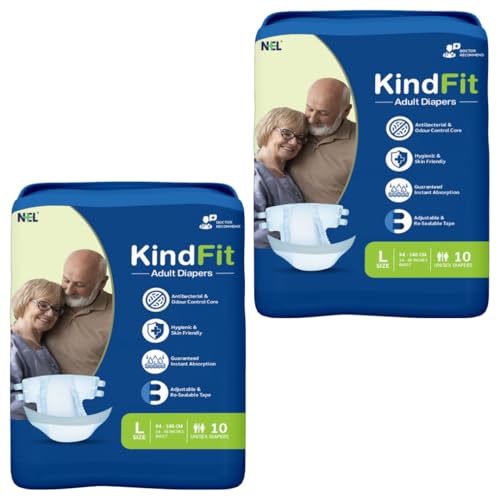 Image of Tape Diapers - Large 20 Pcs Wetness Indicator Antibacterial