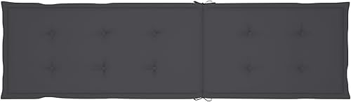 Miniatura 3 de Tidyard Cojín para silla de terraza, cojín de repuesto para muebles de patio, cojín de tela para asientos al aire libre (29.5 + 41.3 pulgadas) x