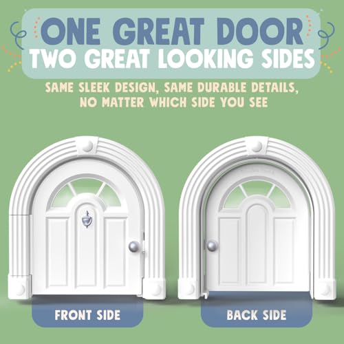 Porta interior para gatos – Porta de gato sem aba para porta interna, porta interna para gatos de at