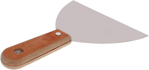 Miniatura 3 de Bettomshin 1 espátula de masilla, cuchillo de acero al carbono de 6 pulgadas con mango de madera, juego de herramientas para masilla, raspador de