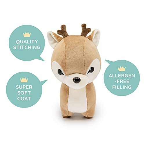 Bellzi Deer Cute Stuffed Animal Plush Toy - Adorable Soft Woodland Deer Toy Plushies And Gifts - Perfect Present For Kids, Babies, Toddlers - Deeri #TOP3