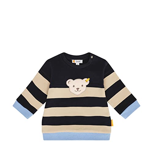 Preisvergleich Produktbild Steiff Baby Boys Kapuze Teddykopf ohne Squeezer Sweatshirt, Navy, 74