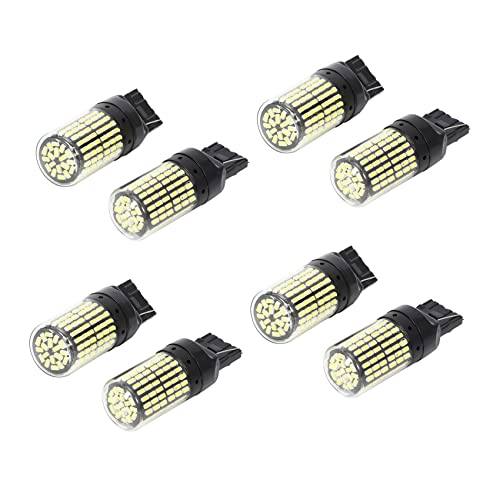 Bombillas LED T20 7440 W21W de marcha atrás con luz blanca anti parpadeo