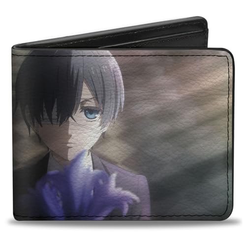 Portefeuille Black Butler d'exception en cuir vegan noir et blanc Ciel