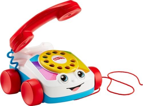 Fisher-Price Geveze Telefon Fisher-Price Eğitici Geveze Telefon, Sürüklenebilir, Klasik, Çevirmeli Oyun Telefonu FGW66 FGW66 - Görsel 3