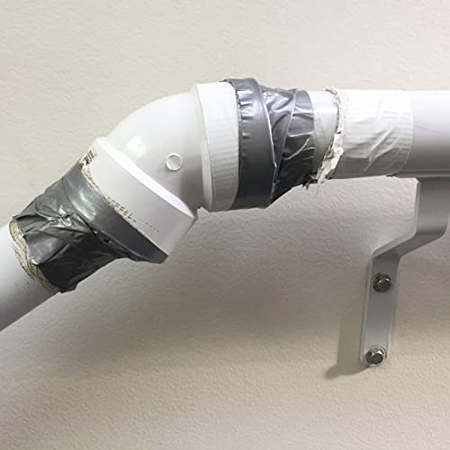 Image of Aluminum Foil Tape Adhesive Metal Tape, [for Sealing Patching Hot Cold HVAC, Duct, Pipe Insulation] - 2.2 inch /164ft /2.8 Mil /Black