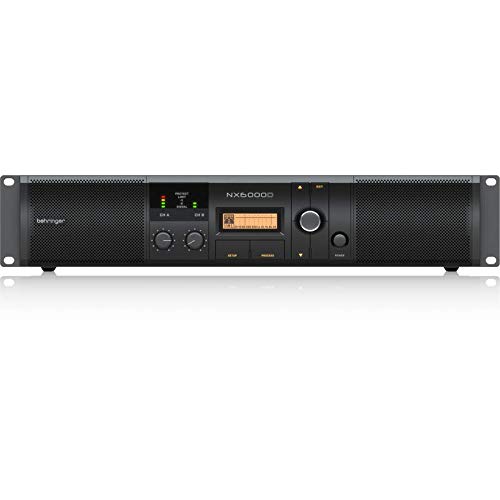 BEHRINGER NX6000D Endleistung 6000 Watt 2 Kanäle mit automatischer Impedenzkompensation + DSP