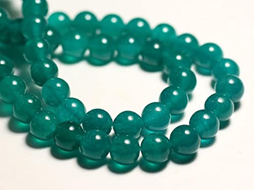 Beads Jade balls 8mm de qualité supérieure aux reflets Peacock - LKBEADS