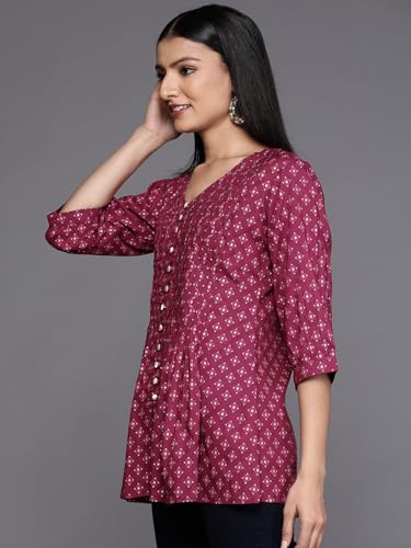 Image of Libas Printed Viscose A-Line Kurti