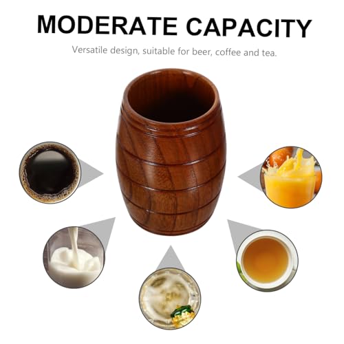 Vaso de bebida resistente de madera para evitar roturas en casa 8