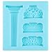 YABONAN Ancient Greek Pillars Fondant Molds Roman Column Silicone Molds Marble Pillar Chocolate Candy Molds for Cake Decorating Cupcake Topper Gum Paste Polymer Clay