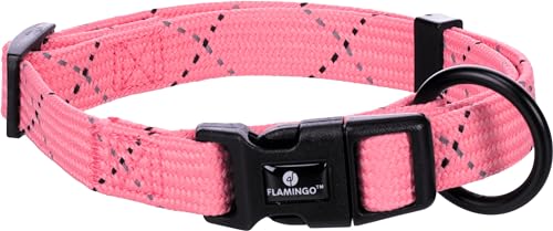 Flamingo Dog Collar Puppy Dolly Pink S 30-45cm 15mm