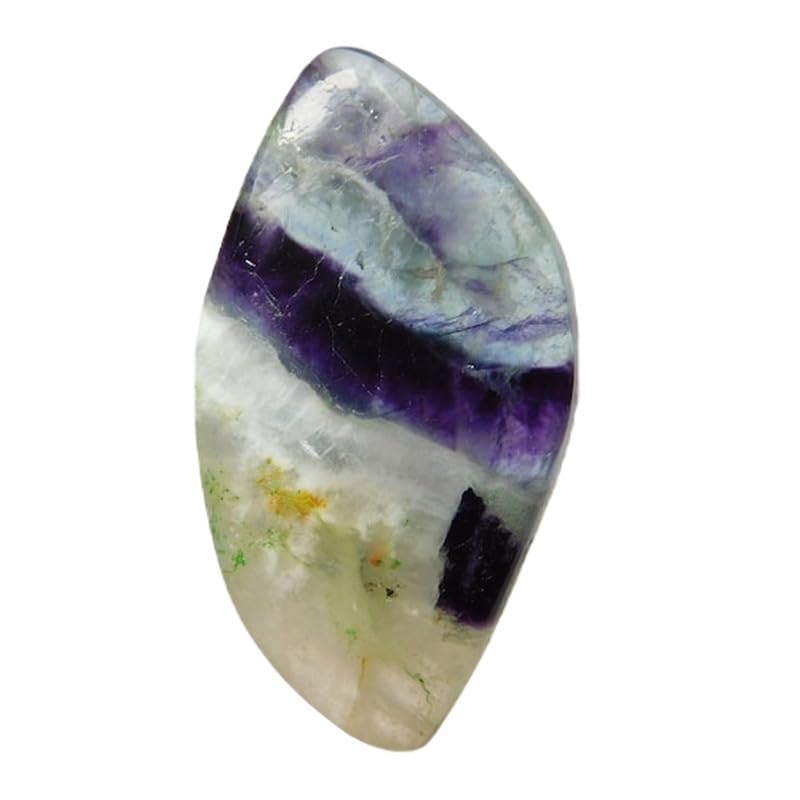 Pierre gemme fluorite naturelle GH_NAT_01885 cabochon d'exception 31x17mm
