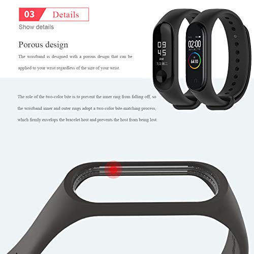 BDIG Cinturino per Mi Band 4 Mi Band 3