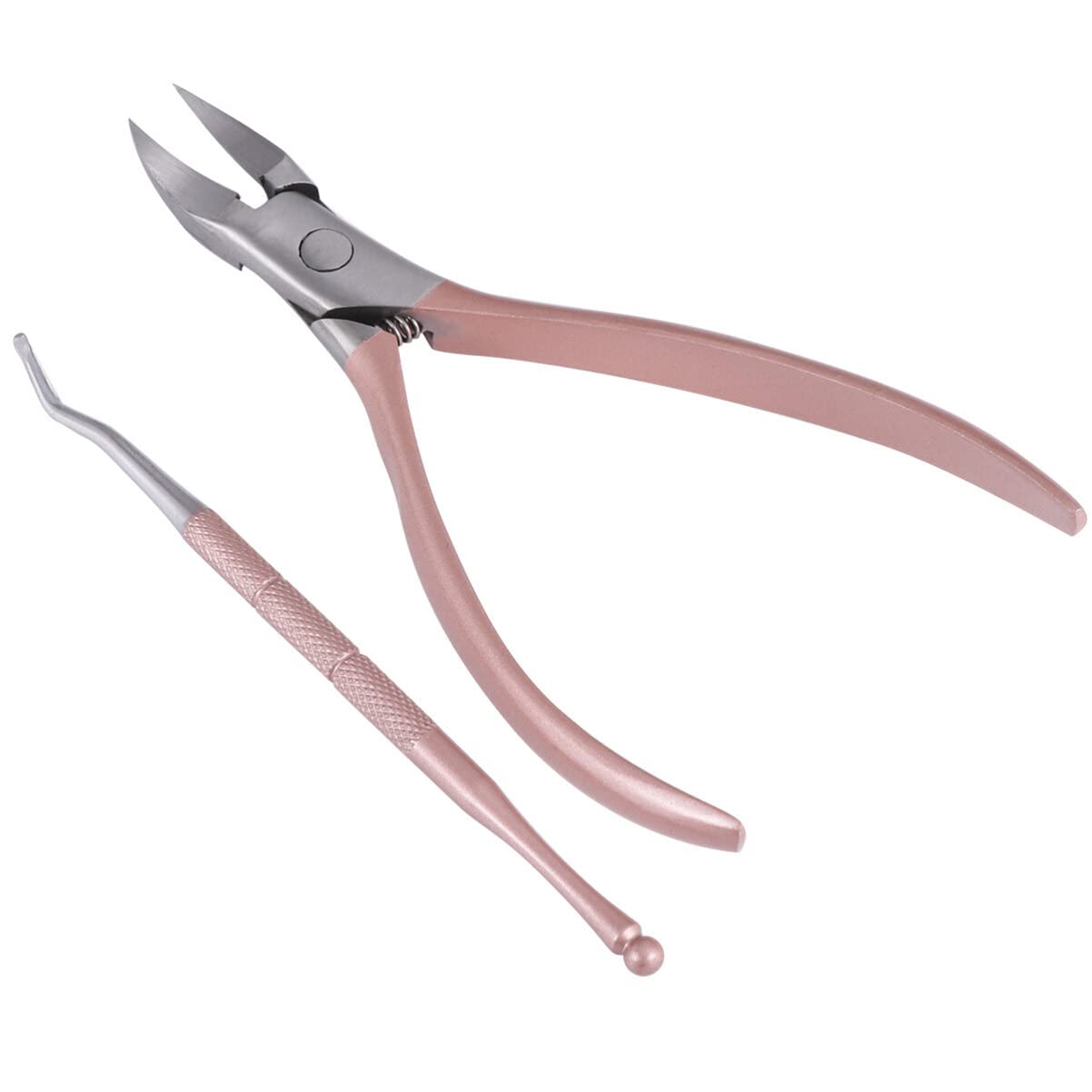 Beaupretty 1 Juego 2 Piezas Cortadora De Cutículas Removedor De Cutícula Corta Cutículas Tijeras Para Cutículas De Uñas Pinzas Para Uñas De Los Pies Pinza Para Cutículas Manicura Picos