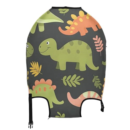 senya Travel Luggage Cover Suitcase Protector Childlike Dinosaur World Washable Baggage Covers Fits 18-20 Inch Luggage2
