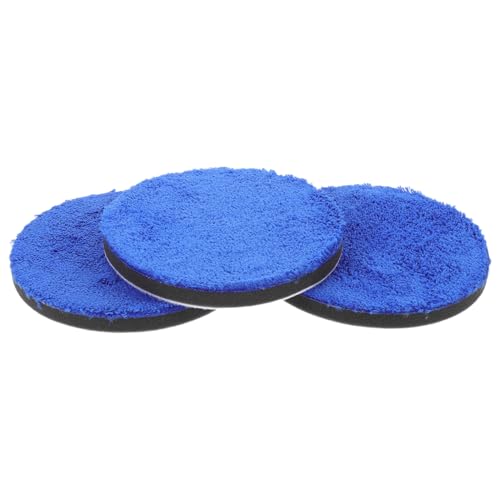 GRIRIW Almohadillas para Pulir Autos 150 MM 3 Piezas Kit de Esponjas para Aplicar Cera y Sellador Compatible Pulidoras Manuales y Eléctricas para Detallado Automotriz