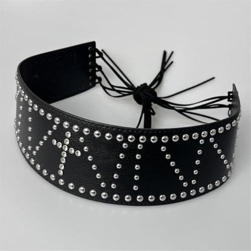 Punk Rock Wide Waist Belt Rhinestones Decoration Waist Wedding Fashion Accessory Skirt Festival Belt4