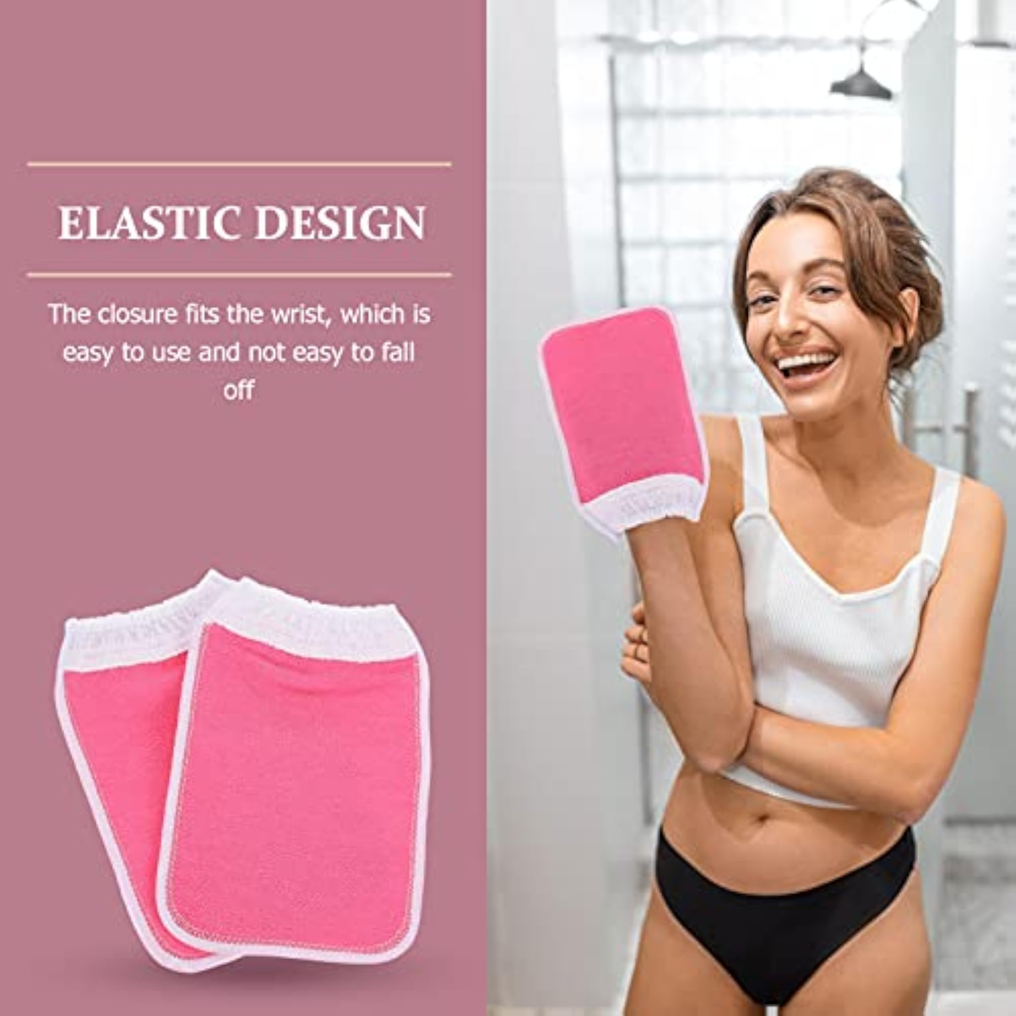 Exfoliating Gloves Body Scrubbers Bath Gloves