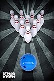  BOWLING PLANER 2020 MONATLICHER & WÖCHENTLICHER NOTIZBUCH KALENDER: 6x9 Zoll (ähnlich A5 Format) Organizer von DEZ 19 bis JAN 21 - Jahresübersicht ... und Bowlingkugel Cover Geschenk