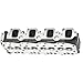 BCXFORK Cylinder Head Compatible for Nissan Engine TD27 TD27T TD27-T TD27-TI (Bare Cylinder Head)