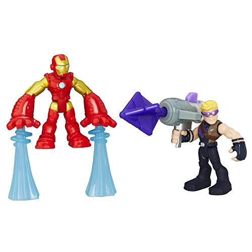 Playskool Heroes Marvel Super Hero Adventures Iron Man and Marvel’s Hawkeye