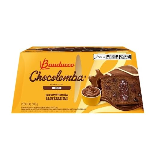 Chocolomba Mousse Bauducco 500g