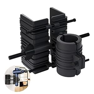 Houder voor massagepistool voor schouder en rug, wandhouder voor massagepistool, handvrij, compatibel met de meeste…
