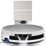 ECOVACS X12 PRO OMNI Robot Aspirapolvere Lavapavimenti, BLAST e 22.000 Pa, FocusJet anti-macchie, PowerBoost ultrarapido, OZMO ROLLER 3.0, rullo smart esteso, sollevamento, AIVI 3D 4.0, Bianco